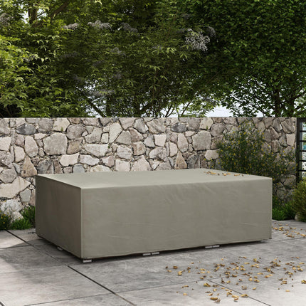 Waterproof Outdoor Garden Furniture Cover Set 222x155x67 cm - Grey