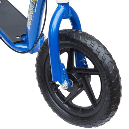 Teen Push Stunt Scooter with 12" EVA Tyres for Kids 5-12 Years - Blue