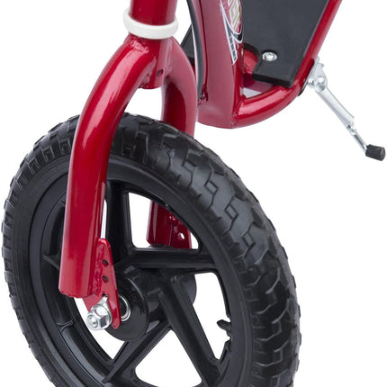 Teen Push Stunt Scooter with 12" EVA Tyres for Kids and Children - Red