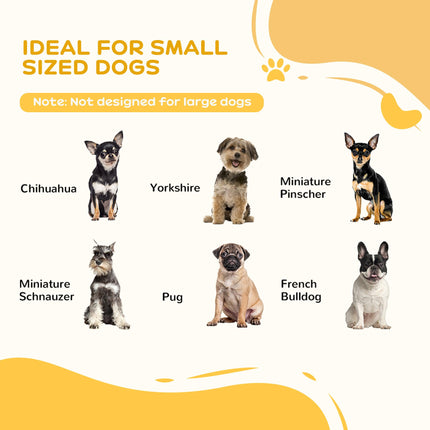 Foldable Wooden Dog Gate Small Freestanding Pet Safety Barrier with Support Feet - White