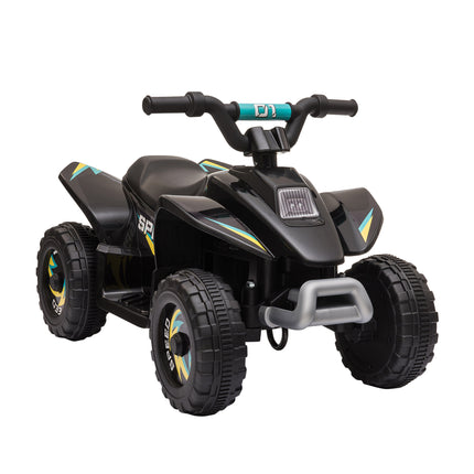 6V Kids Electric Ride-On ATV Quad Bike with Forward Reverse for Toddlers 18-36 Months - Black