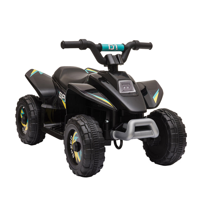 6V Kids Electric Ride-On ATV Quad Bike with Forward Reverse for Toddlers 18-36 Months - Black