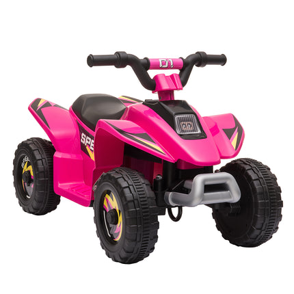 6V Kids Electric Ride-On ATV Quad Bike with Forward Reverse for Toddlers 18-36 Months - Pink