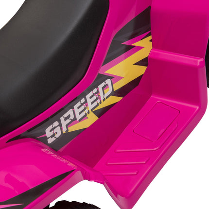 6V Kids Electric Ride-On ATV Quad Bike with Forward Reverse for Toddlers 18-36 Months - Pink