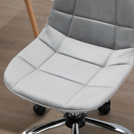 Ergonomic Office Chair with Adjustable Height and Wheels Velvet Executive Chair
