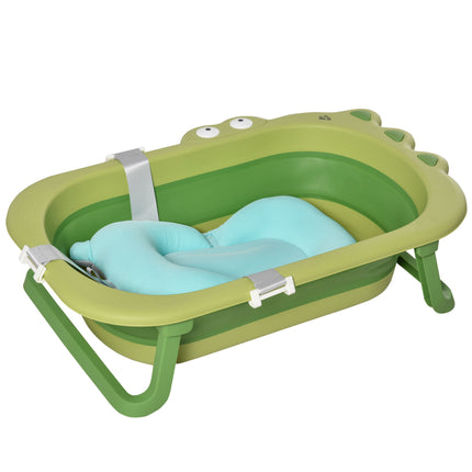 Baby Bath Tub for Toddler Kids Infant Ergonomic Foldable Secure Non-Slip Portabl