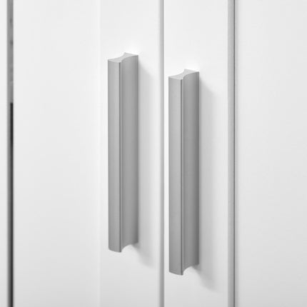 Modern Under Sink Storage Cabinet with Adjustable Shelves - White