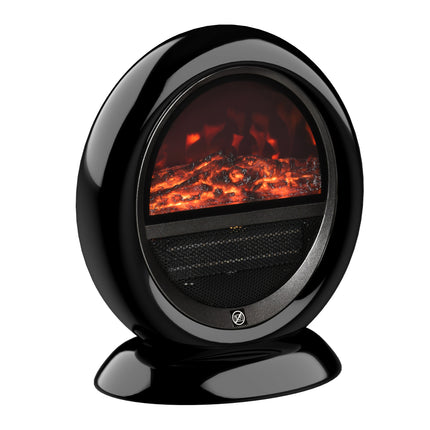 Freestanding Electric Fireplace Indoor Space Table Top Heater with Realistic Fla