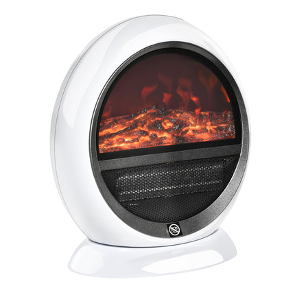 Freestanding Electric Fireplace Indoor Space Table Top Heater with Realistic Fla