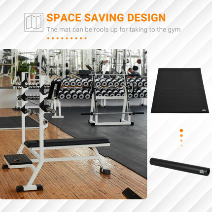 Multi-purpose Exercise Equipment Protection Mat Non-slip Floor Protector Gym Fit