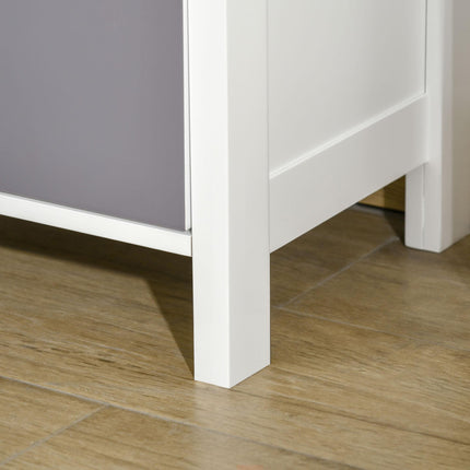 5-Drawer Slim Chest of Drawers with Metal Handles - Multi-Colour