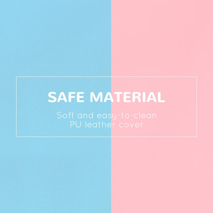 Soft Play Set 2-Piece Baby Foam Climber for Toddlers 1-3 Years - Pink Blue