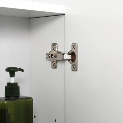 kleankin Wall Mounted Mirror Cabinet - White
