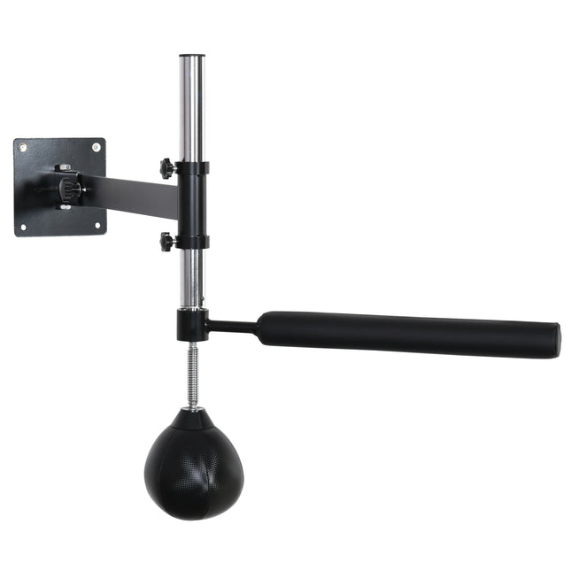 Wall Mount Fast-Reflexes Speed Bag Boxing, Height Adjustable Punching Bag, MMA,