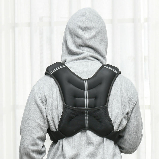 8KG Weighted Vest, Running Weight Vest with Adjustable Strap, Convenient Pocket