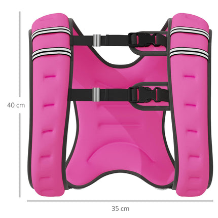 8KG Weighted Vest, Running Weight Vest with Adjustable Strap, Convenient Pocket