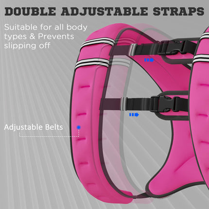 8KG Weighted Vest, Running Weight Vest with Adjustable Strap, Convenient Pocket