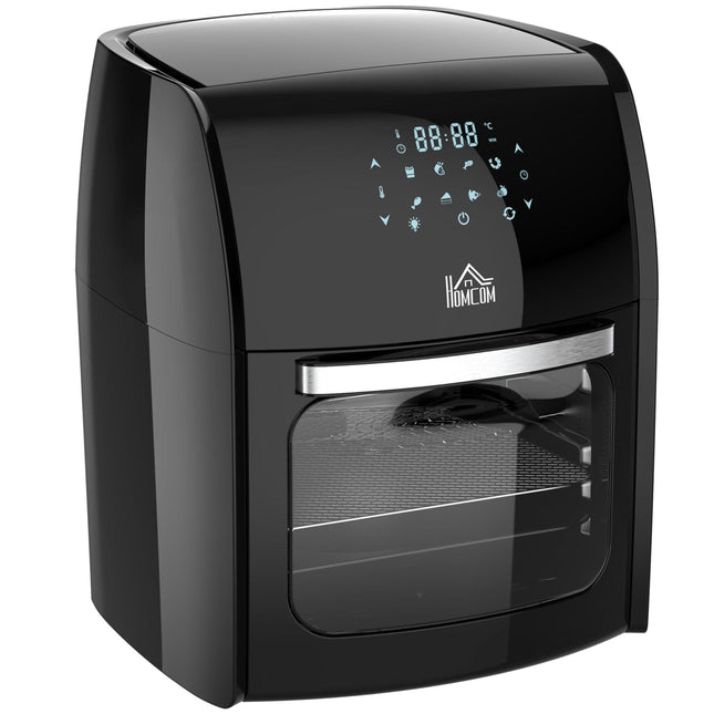 12L 8-in-1 Digital Air Fryer Oven with Rapid Air Circulation - Black