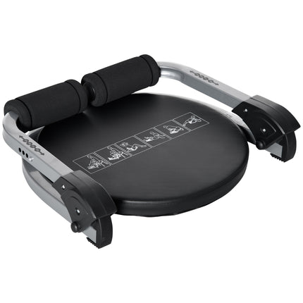 Abs Trainer Ab Machine Whole Body Workout Equipment for Home Gym - Black