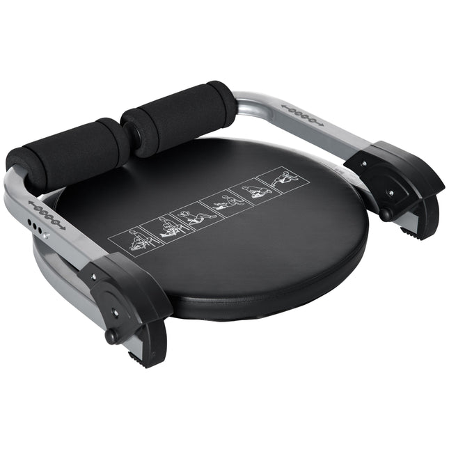 Abs Trainer Ab Machine Whole Body Workout Equipment for Home Gym - Black