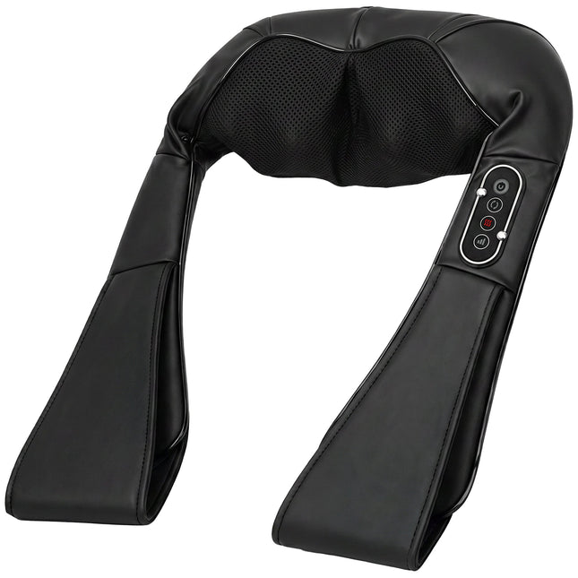 Neck and Shoulder Massager with Heat, Deep Tissue Shiatsu 3D Kneading Massager for Neck, Back, Waist, Foot and Leg