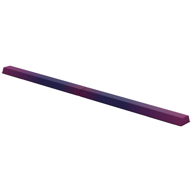 7.7ft Folding Gymnastics Floor Balance Beam with Anti-Slip Base - Blue