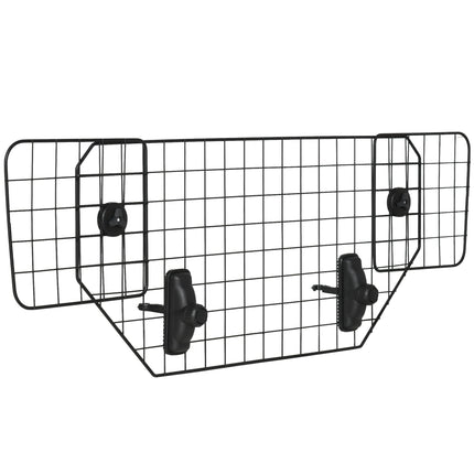 Adjustable Dog Guard Car Boot Barrier Metal Mesh 90-120W x 40.5H cm - Black